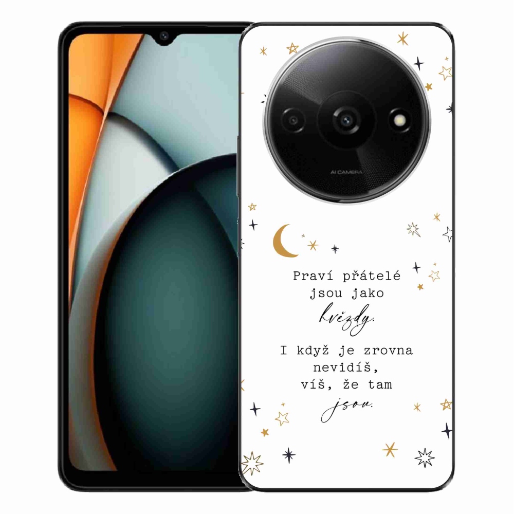 Gelový kryt mmCase na Xiaomi Redmi A3  - citát 6 bílé pozadí