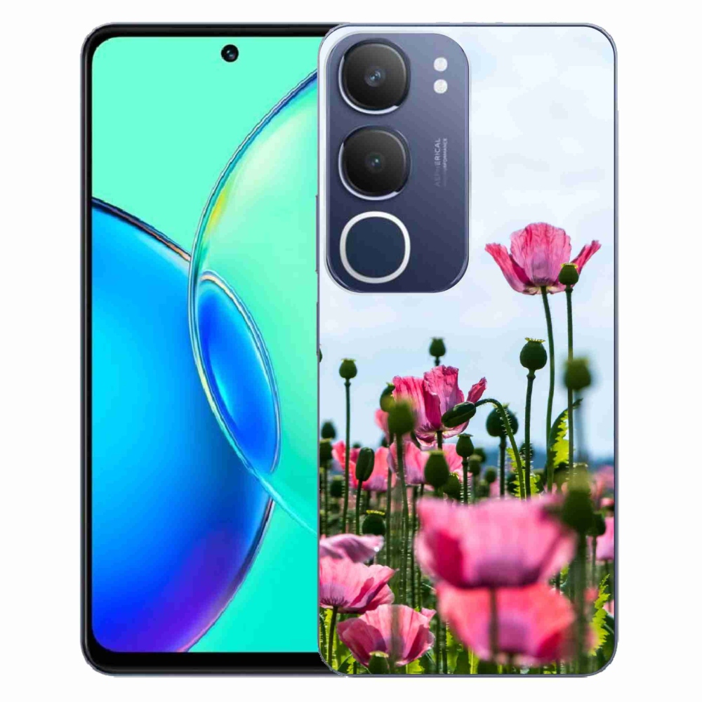 Gelový kryt mmCase na Vivo Y19s - vlčí mák