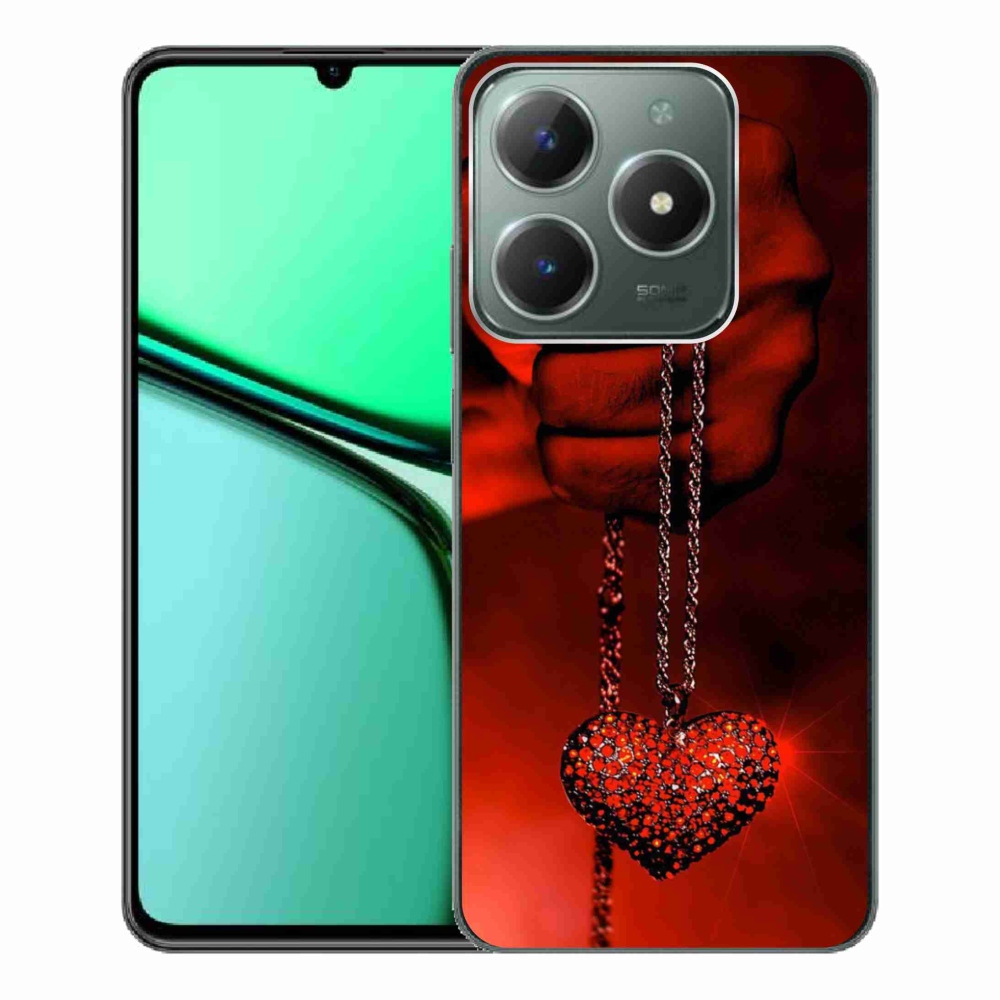Gelový kryt mmCase na Realme C61 - náhrdelník