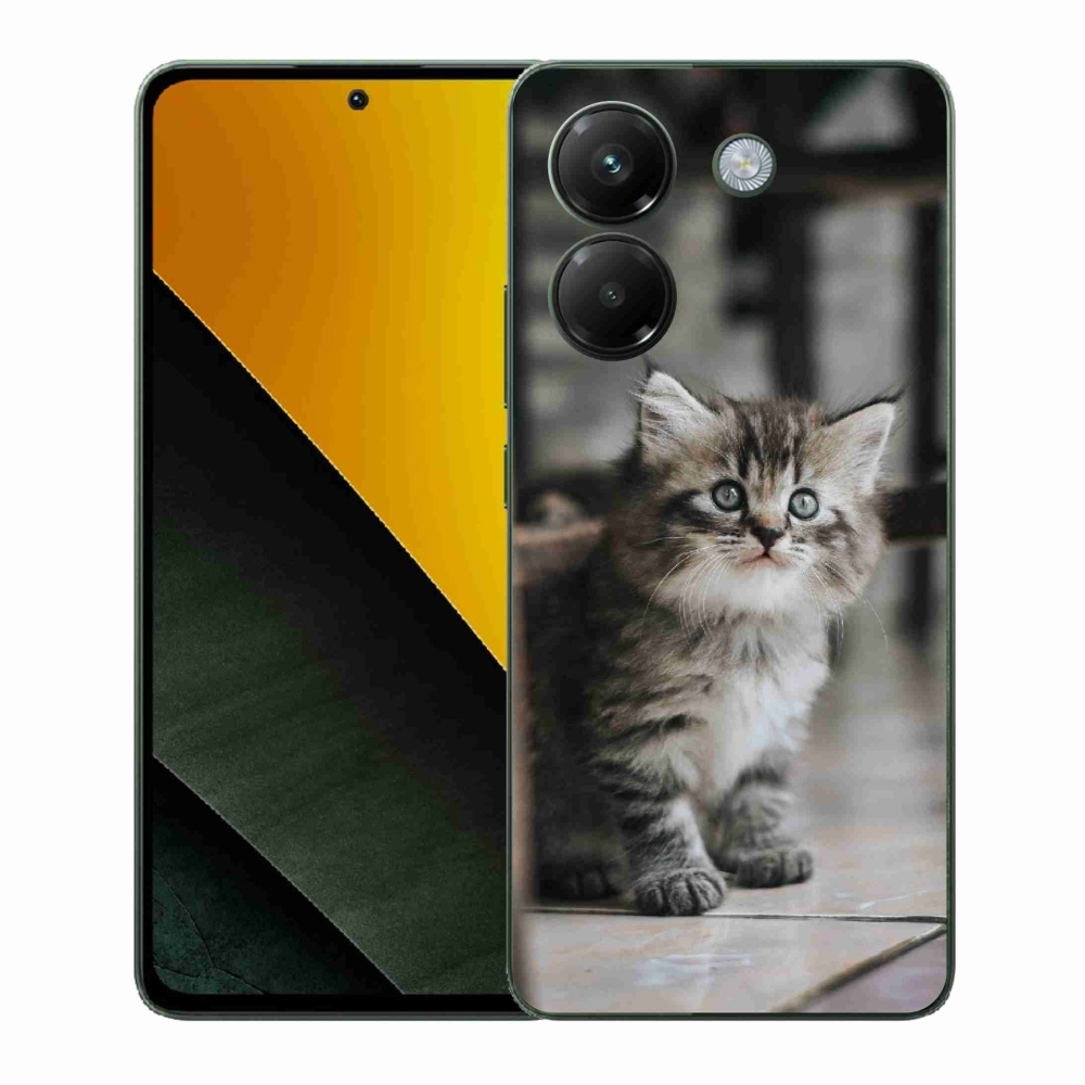 Gelový kryt mmCase na Xiaomi Poco M7 Pro 5G - koťátko