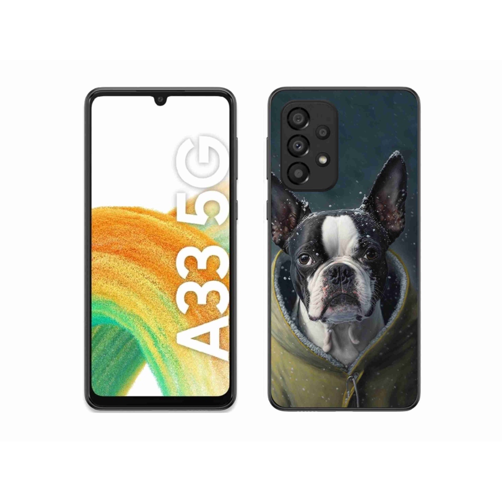 Gelový kryt mmCase na Samsung Galaxy A33 5G - buldoček