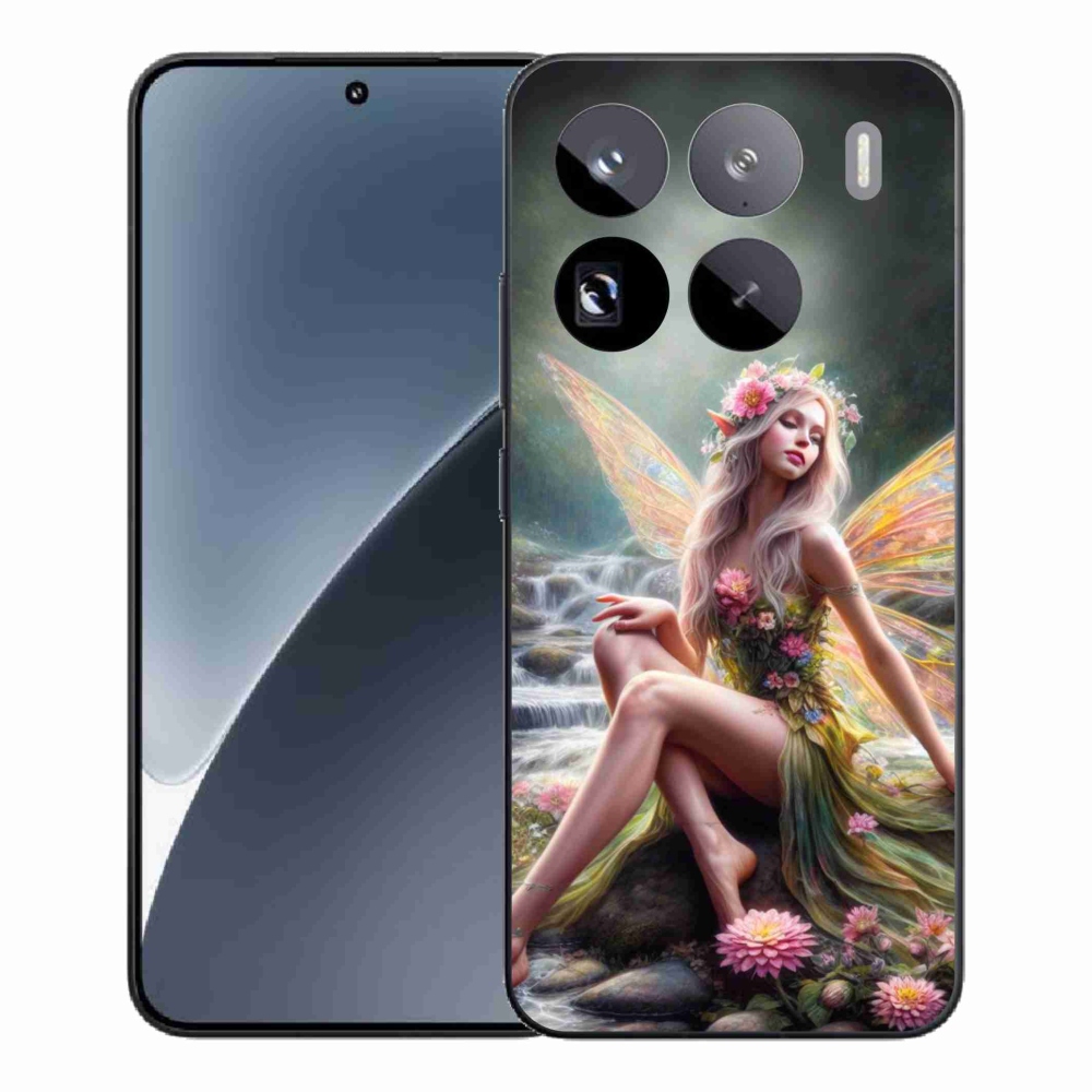Gelový kryt mmCase na Xiaomi 15 Pro - motýlí žena 1