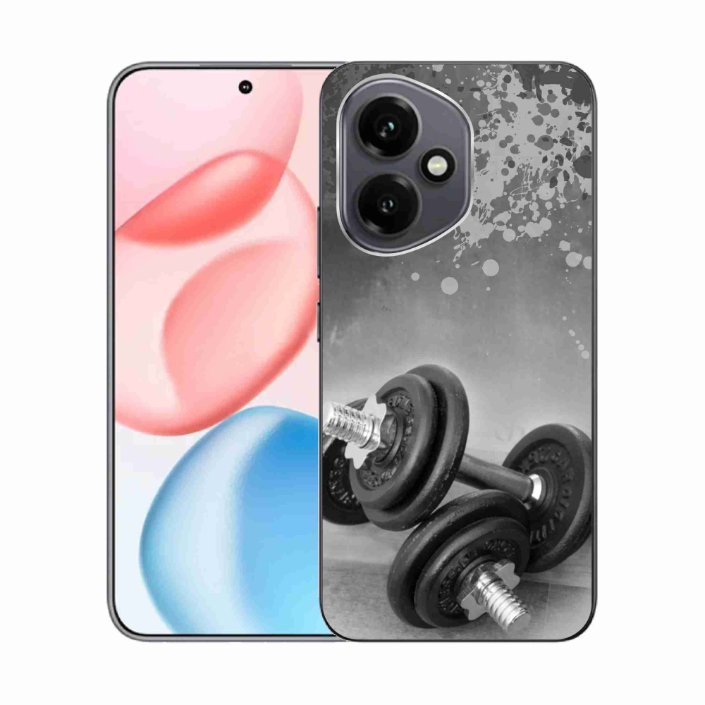Gelový kryt mmCase na Honor 400 - činky 1