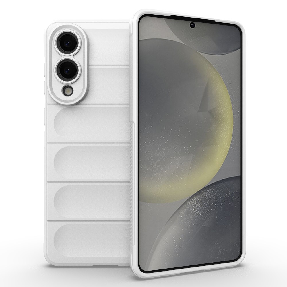 Rugg odolný gelový obal na Samsung Galaxy S25 Edge - bílý