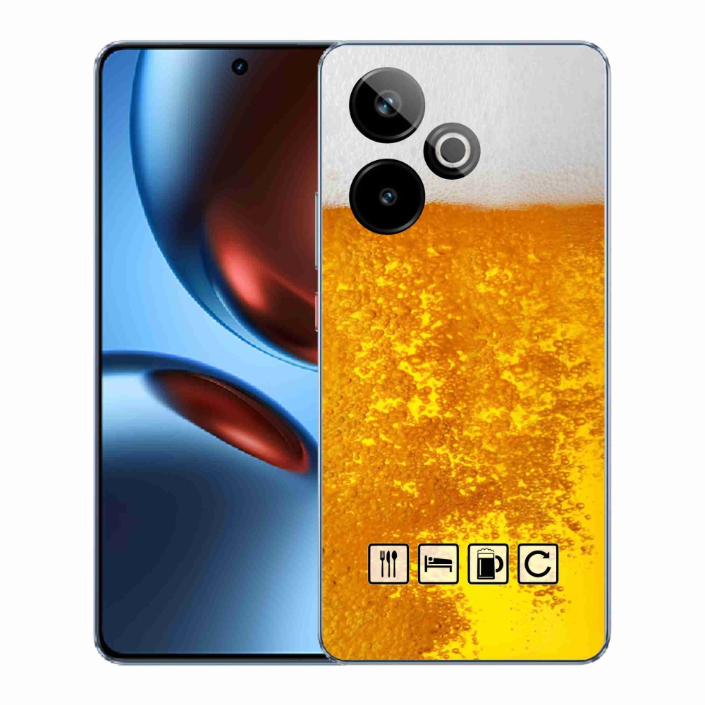Gelový kryt mmCase na Realme GT 7 5G/GT 7T 5G - pivní motiv 3