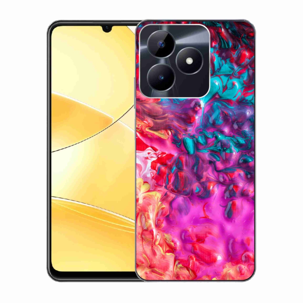 Gelový kryt mmCase na Realme C51/C53 - abstrakt 27
