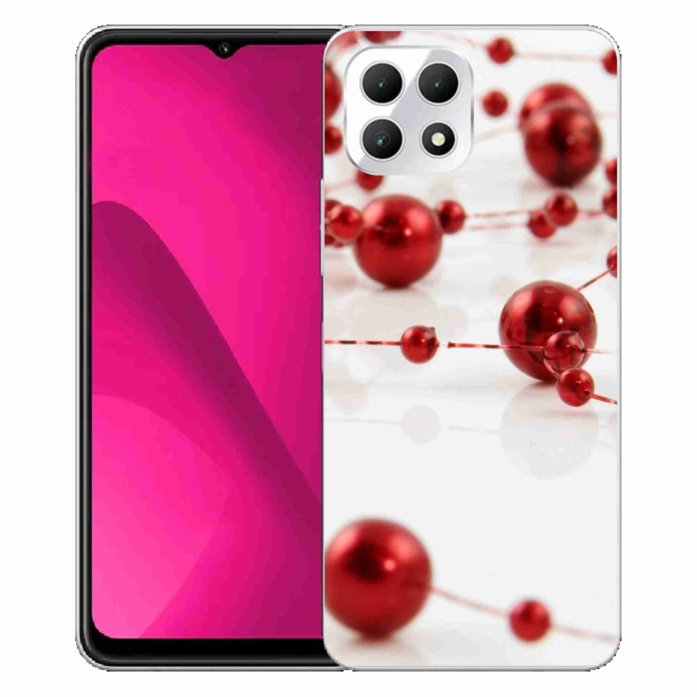 Gelový kryt mmCase na T-Mobile T Phone 2 - vánoční řetěz