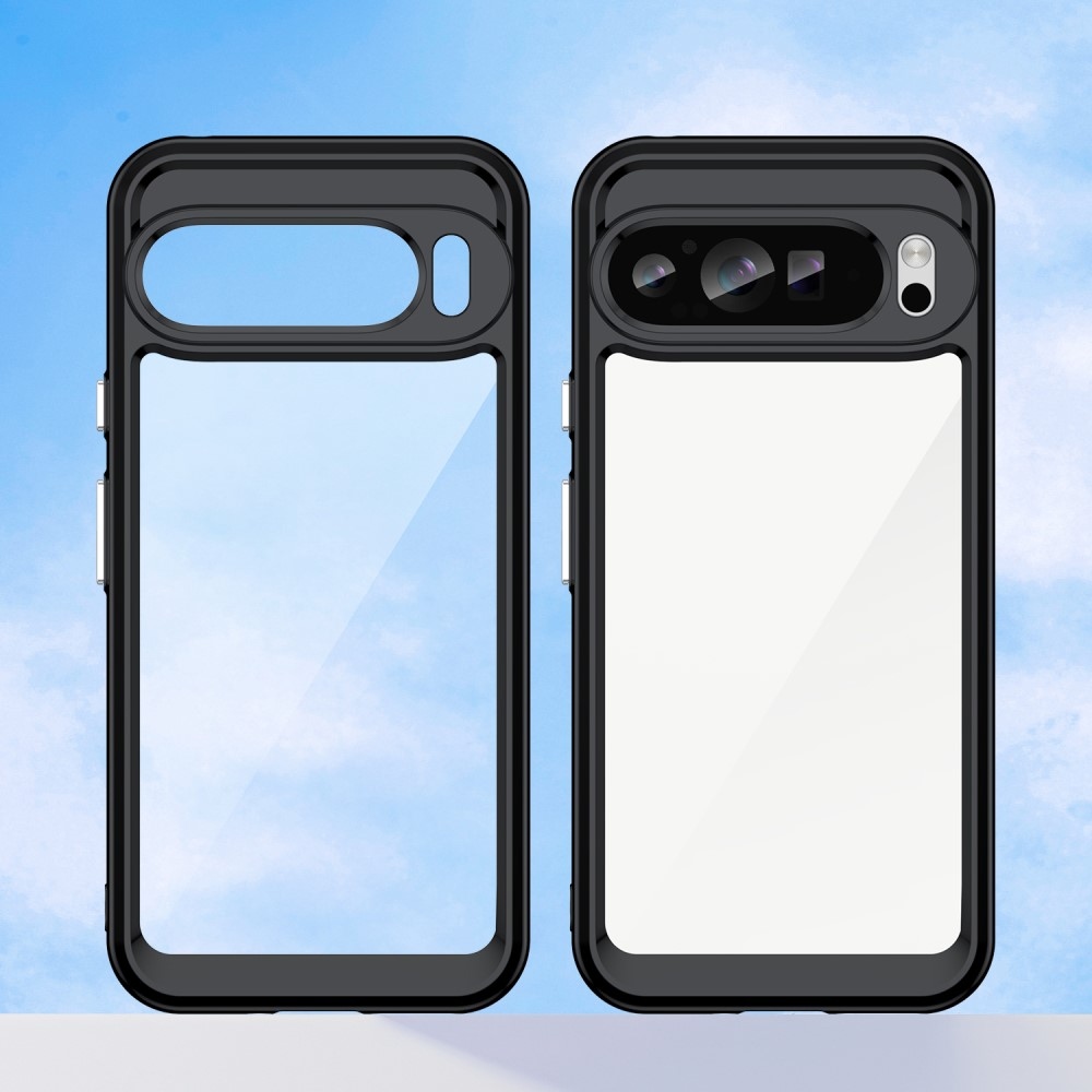 Gelový obal s pevnými zády na Google Pixel 9 Pro XL - černý