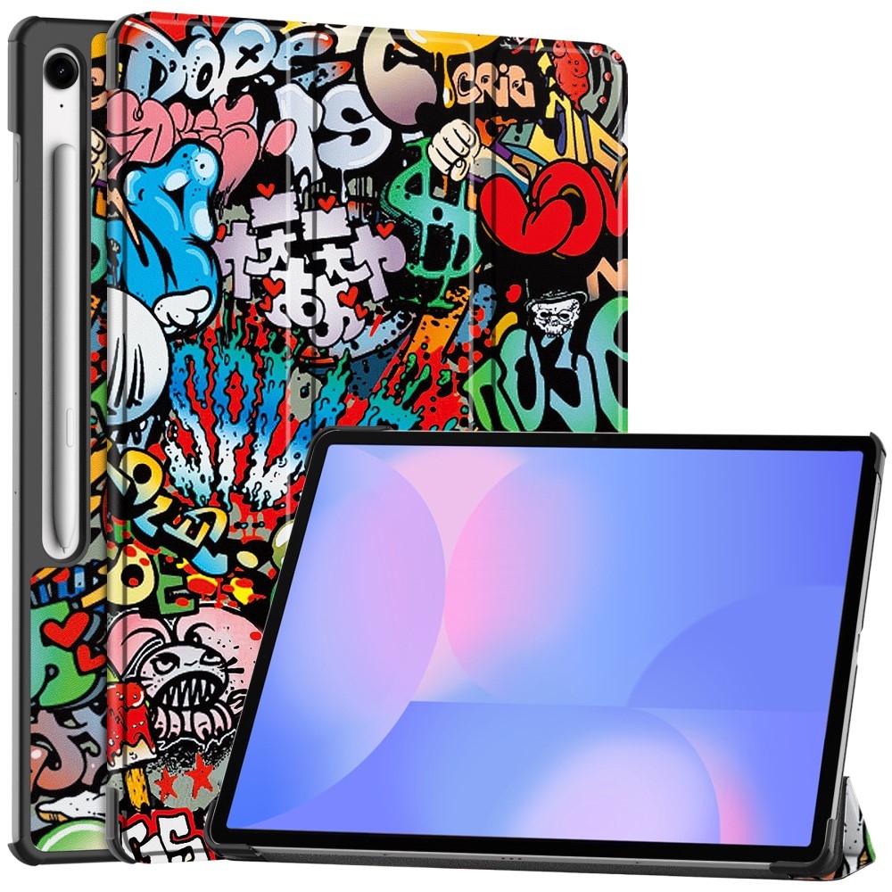 Patte chytré zavírací pouzdro na Samsung Galaxy Tab S10 FE+ - graffiti