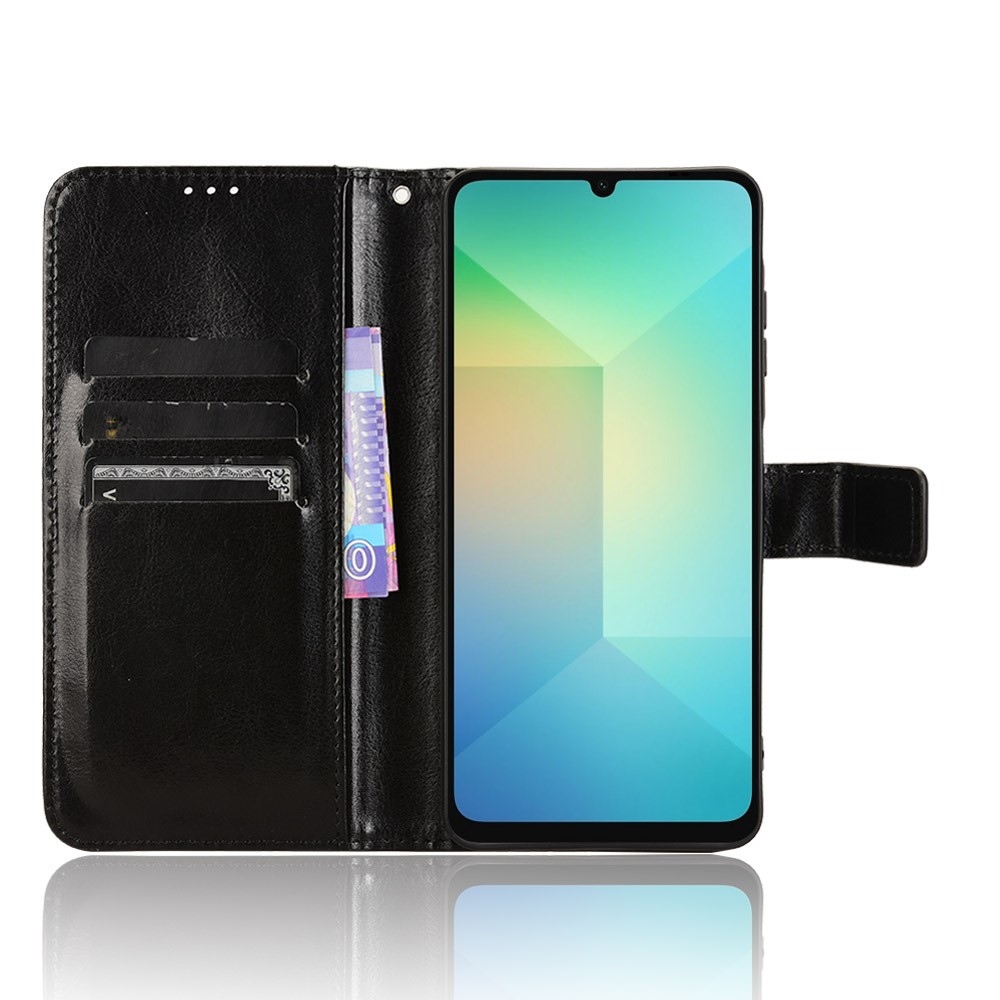 Crazy knížkové pouzdro na Samsung Galaxy A06 4G - černé