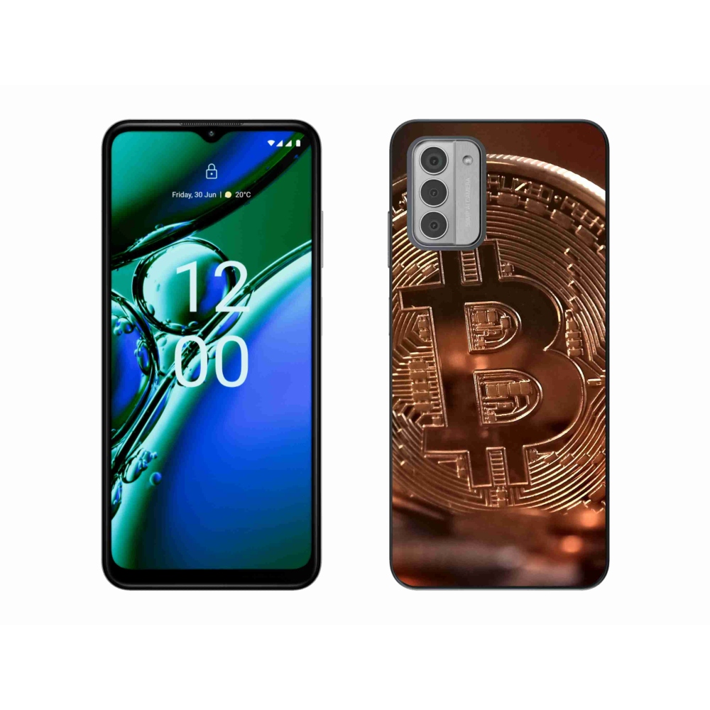 Gelový kryt mmCase na Nokia G42 - bitcoin