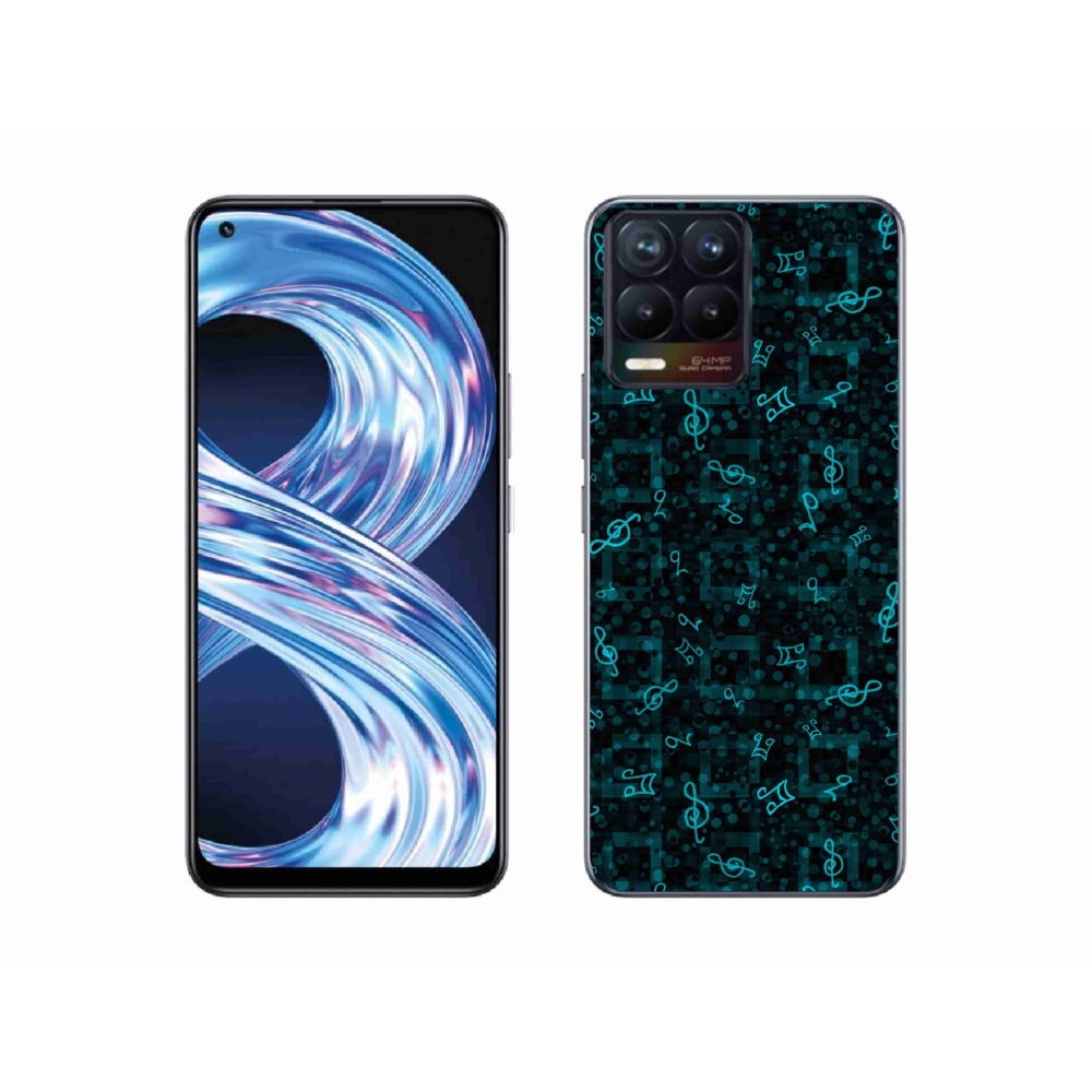 Gelový kryt mmCase na Realme 8 Pro - noty 1