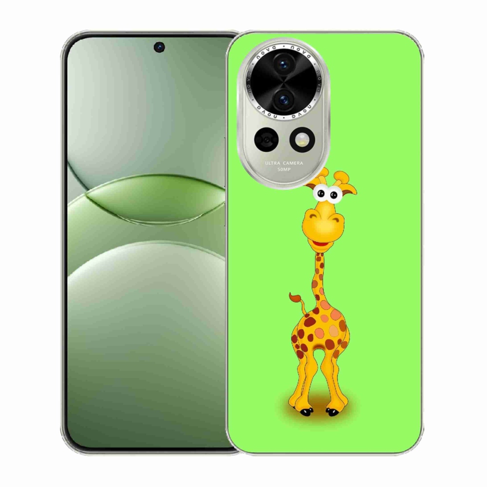 Gelový kryt mmCase na Huawei Nova 13 5G - kreslená žirafa