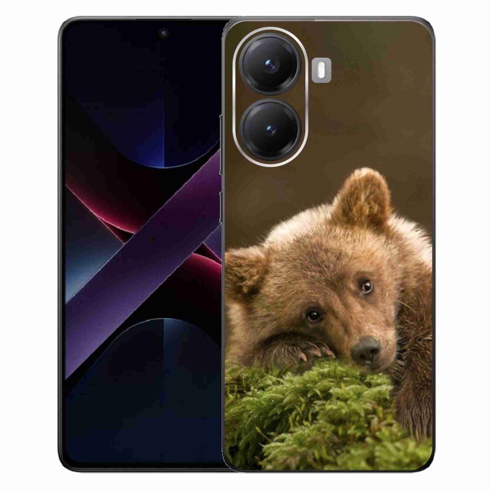 Gelový kryt mmCase na Xiaomi Poco X7 Pro 5G - medvěd