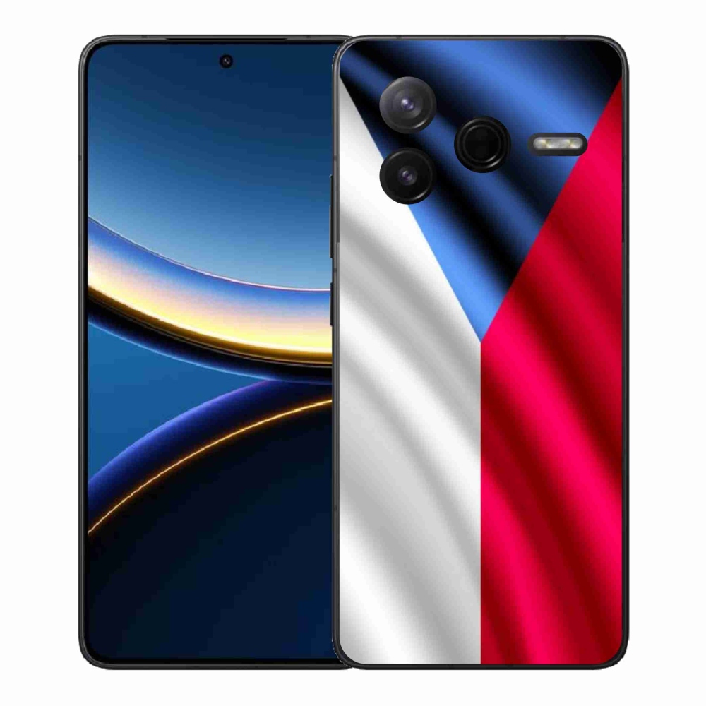 Gelový kryt mmCase na Xiaomi Poco F7 Pro - česká vlajka