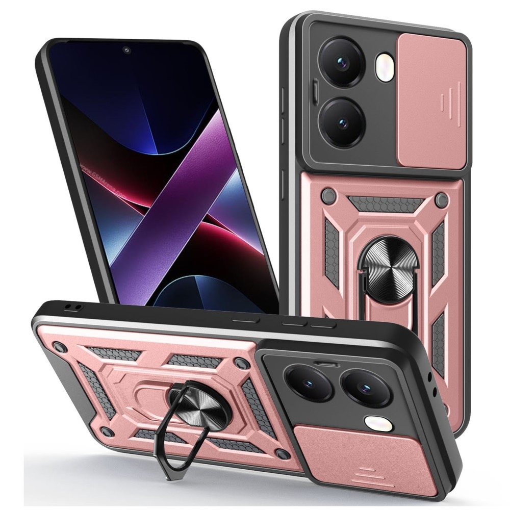 Slide odolný kryt na Xiaomi Poco X7 Pro 5G - růžovozlatý