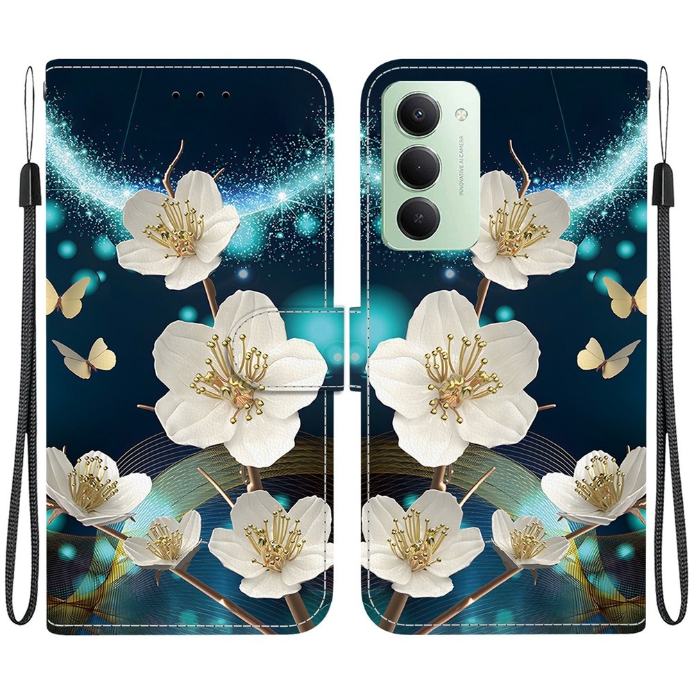 Versatile knížkové pouzdro na Xiaomi Redmi 15 4G (171mm) - magnolie