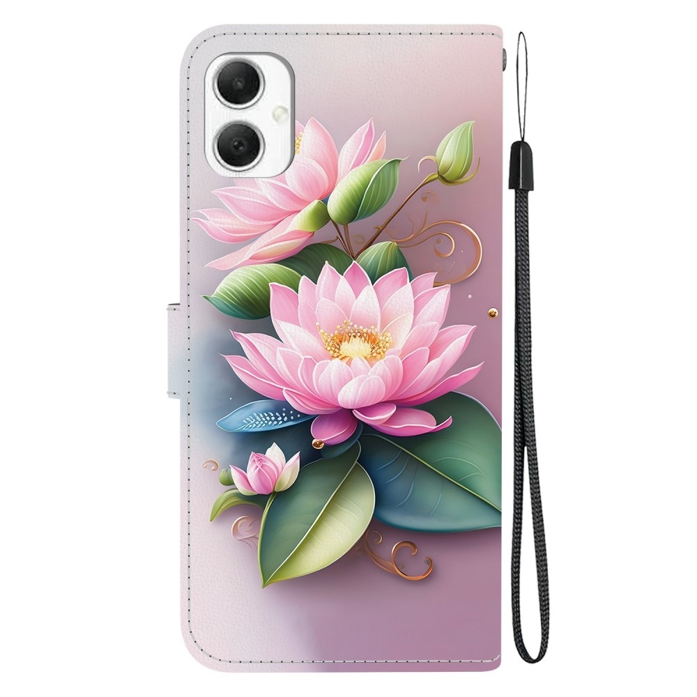 Versatile knížkové pouzdro na Samsung Galaxy A06 4G - lotusový květ