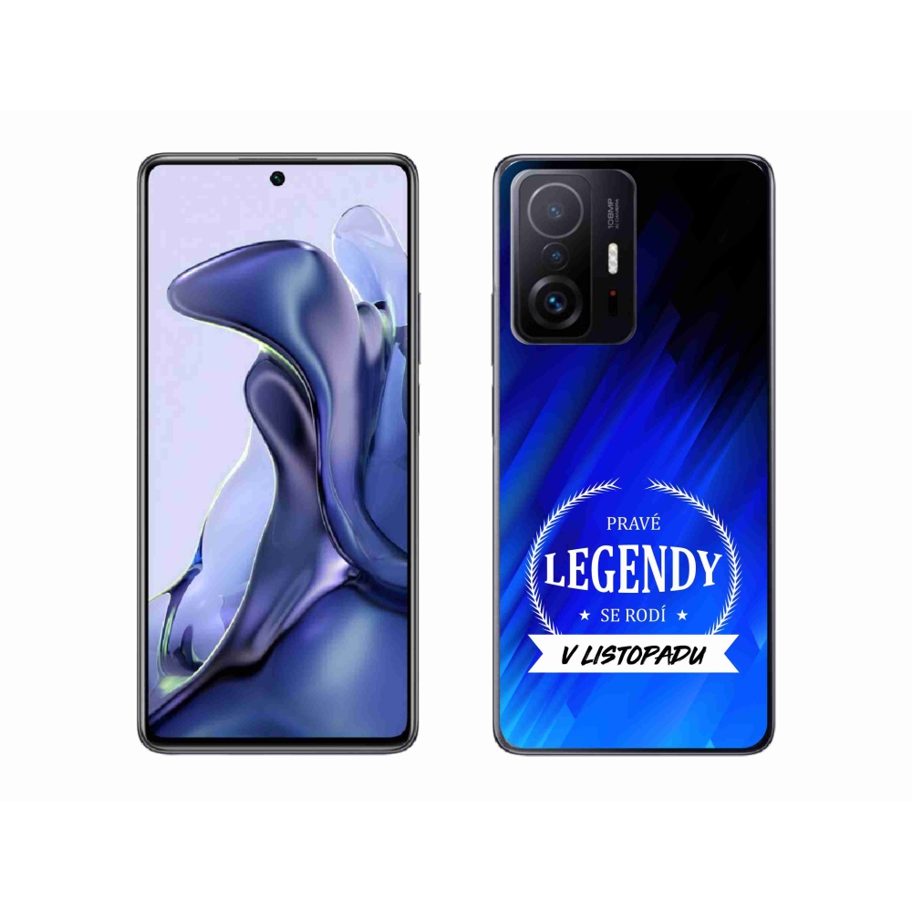 Gelový kryt mmCase na Xiaomi 11T Pro - legendy v listopadu modré pozadí