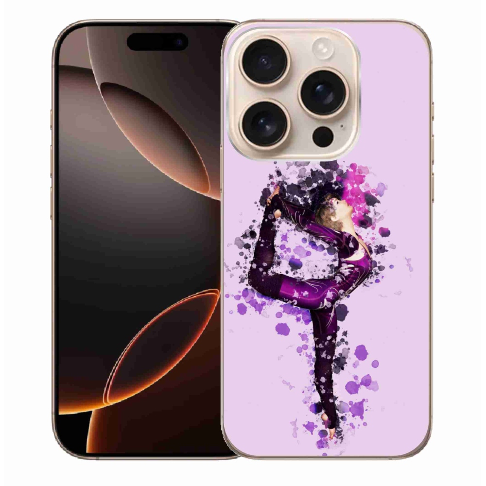 Gelový kryt mmCase na iPhone 16 Pro Max - baletka