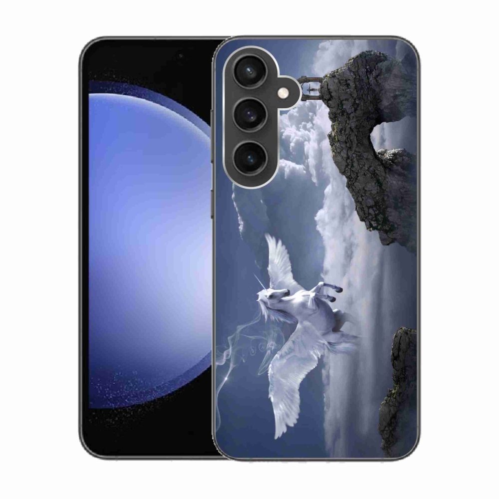 Gelový kryt mmCase na Samsung Galaxy S23 FE - pegas