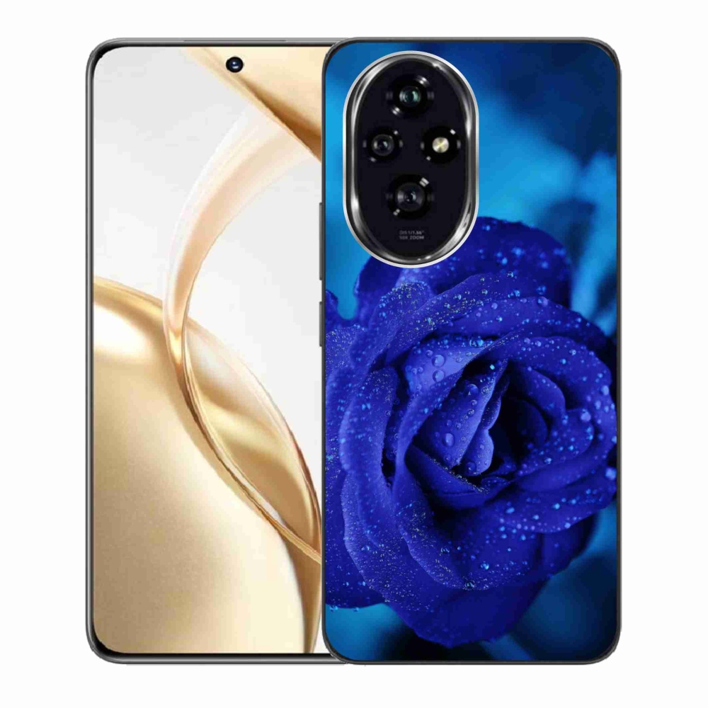 Gelový obal mmCase na Honor 200 5G - modrá růže