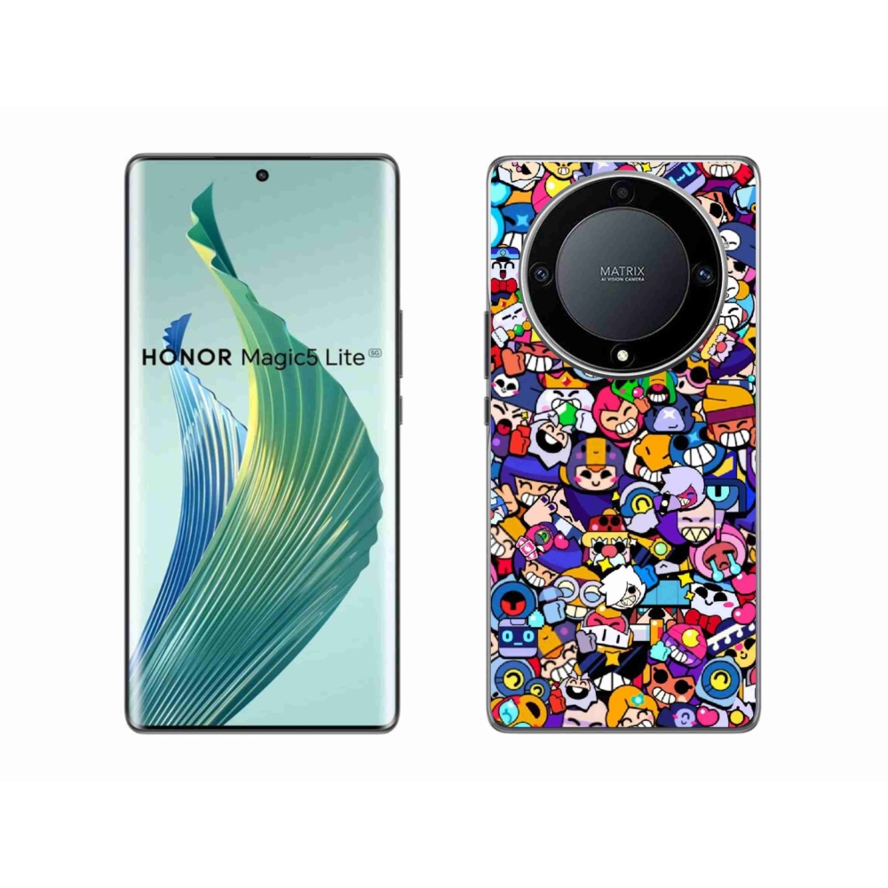 Gelový kryt mmCase na Honor Magic 5 Lite 5G - brawl stars 2