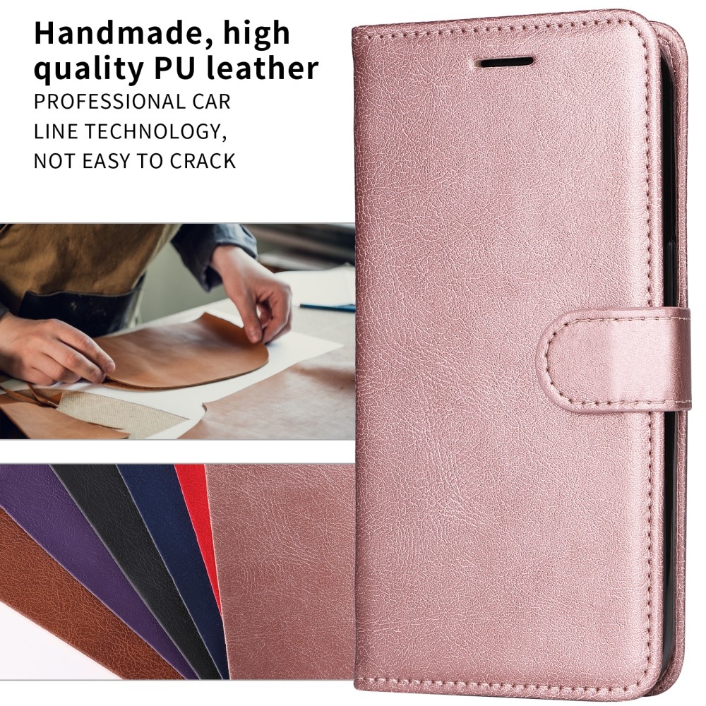 Wallet knížkové pouzdro na Xiaomi Redmi A5 (173.45x79.35x8.45mm) - růžovozlaté
