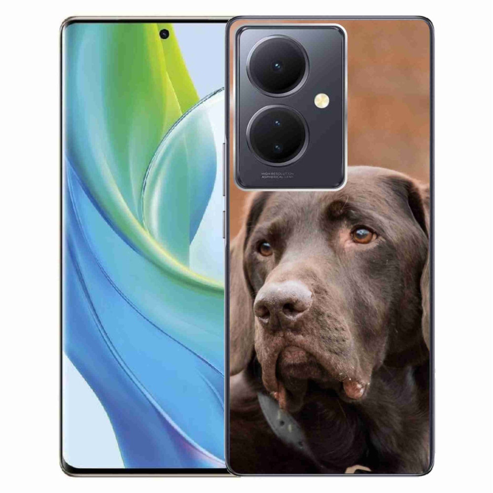 Gelový obal mmCase na Vivo V29 Lite 5G - hnědý labrador