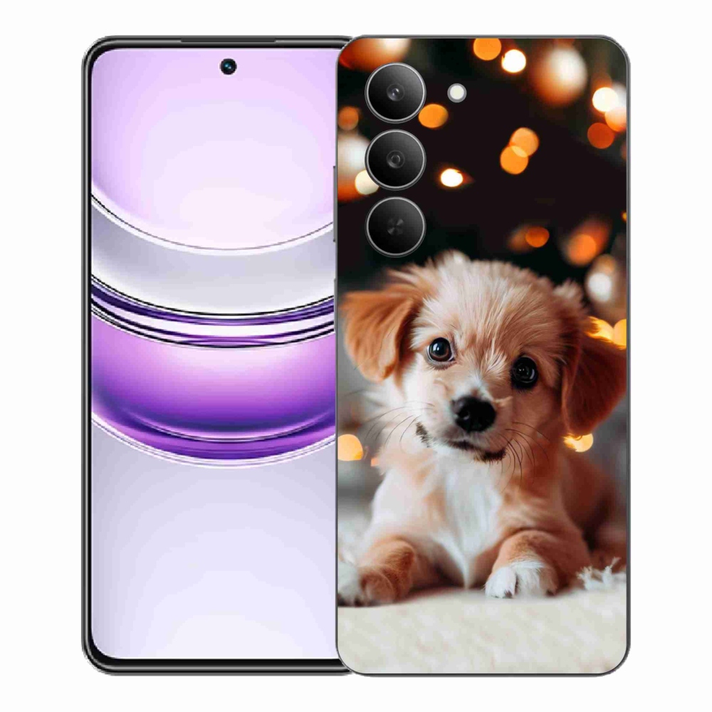 Gelový kryt mmCase na Realme 14x 5G - štěňátko