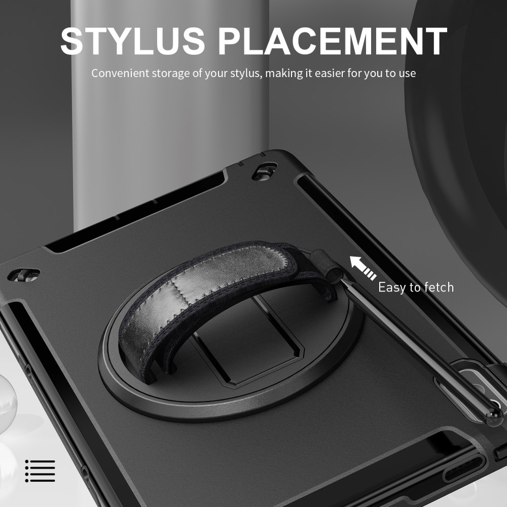 Strap odolný hybridní kryt s ochrannou na displej na Lenovo Tab P11 (2.Gen) - černý
