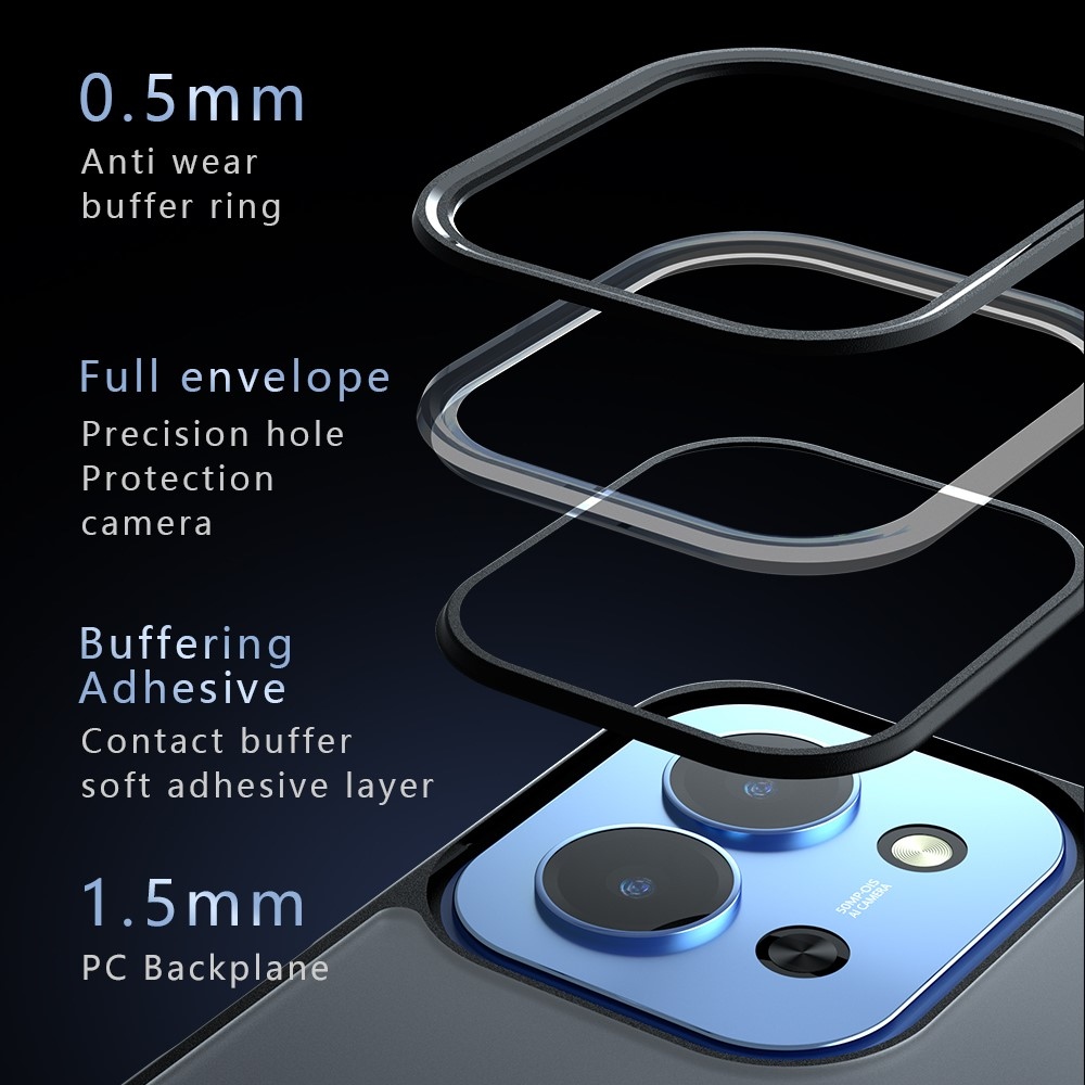 Case matný gelový obal s MagSafe na Xiaomi Redmi 15C 4G/5G (173mm) - černý