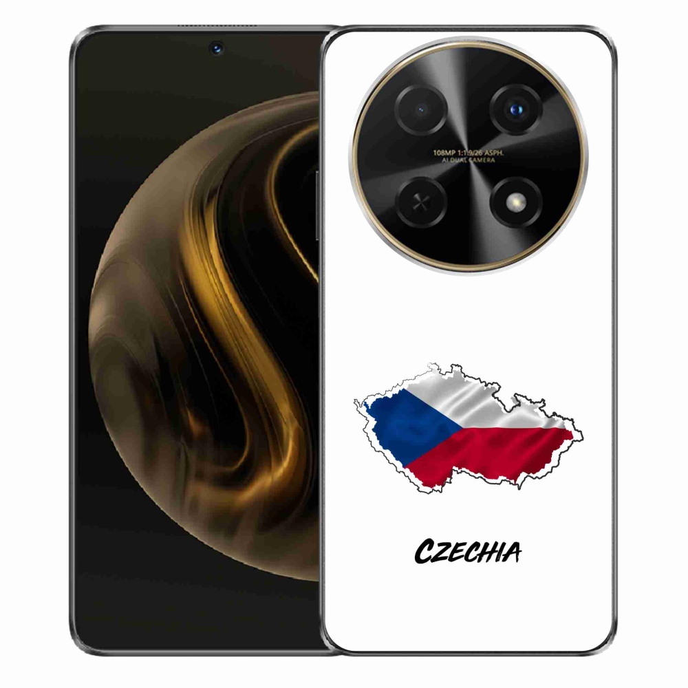Gelový kryt mmCase na Huawei Nova 12i - Czechia bílé pozadí