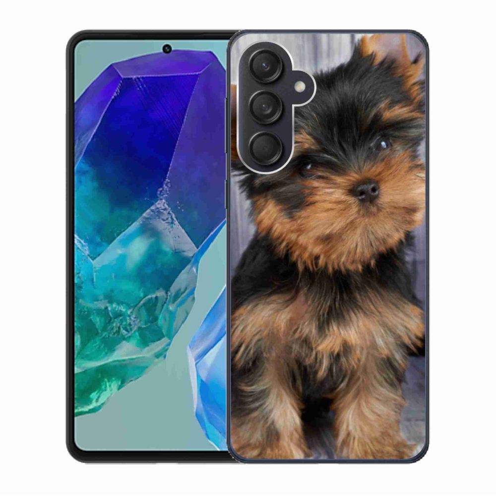 Gelový obal mmCase na Samsung Galaxy M55 5G - jorkšír 9
