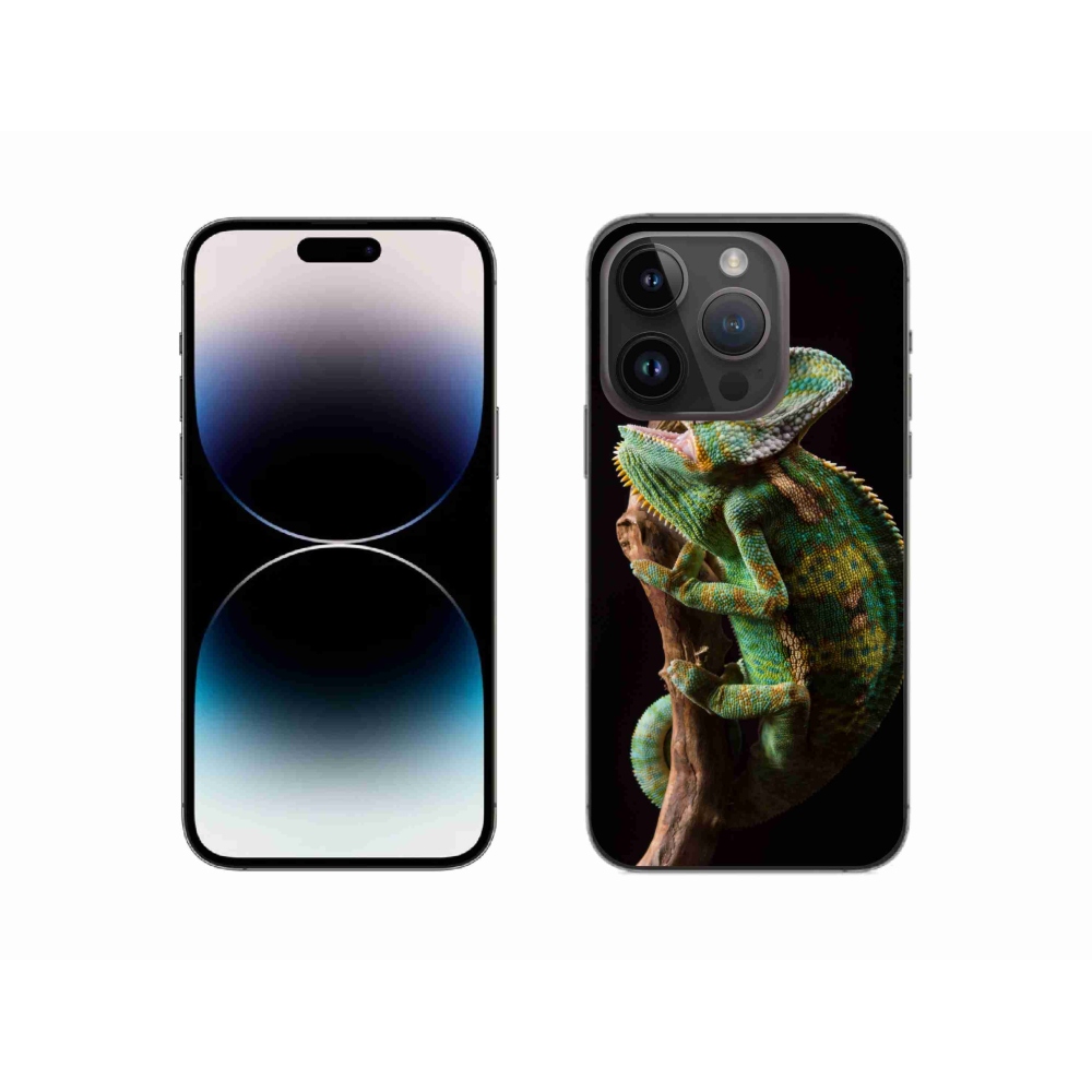 Gelový kryt mmCase na iPhone 14 Pro - chameleon