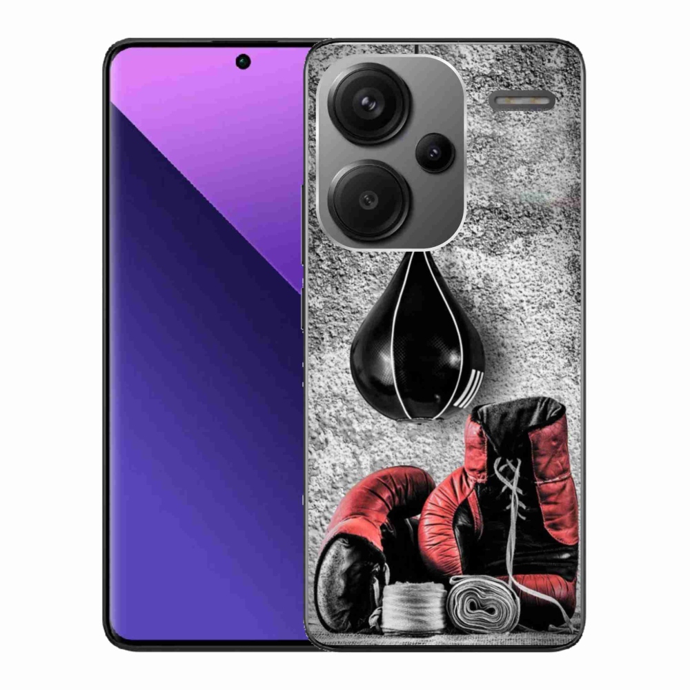 Gelový kryt mmCase na Xiaomi Redmi Note 13 Pro+ 5G - boxovací pytel a rukavice