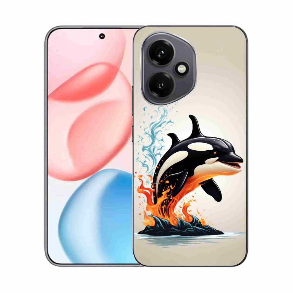 Gelový kryt mmCase na Honor 400 - kosatka