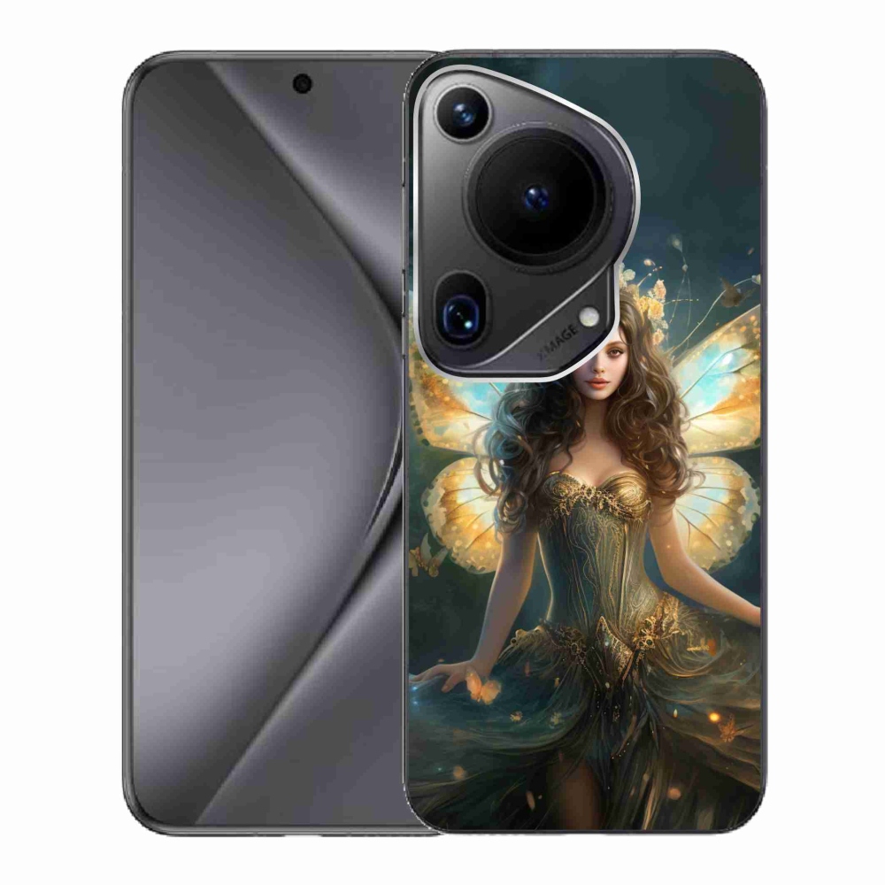 Gelový kryt mmCase na Huawei Pura 70 Ultra - motýlí žena