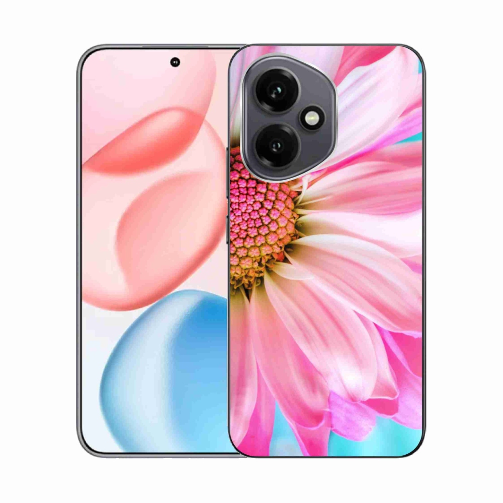 Gelový kryt mmCase na Honor 400 - růžová květina