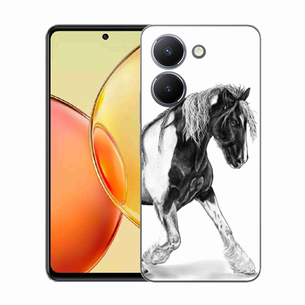 Gelový kryt mmCase na Vivo Y36 - kůň