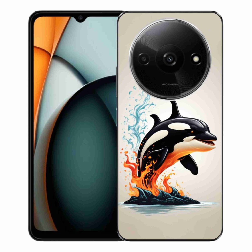 Gelový kryt mmCase na Xiaomi Redmi A3 - kosatka