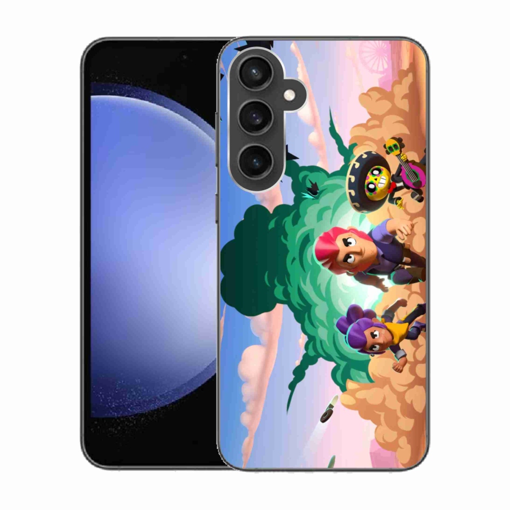 Gelový kryt mmCase na Samsung Galaxy S23 FE - brawl stars