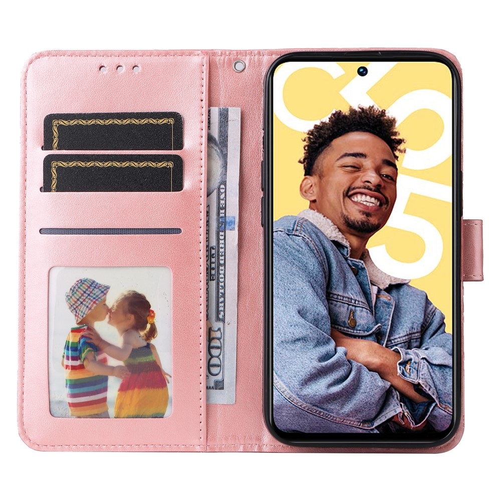 Sunflower knížkové pouzdro na Realme C55 - růžové