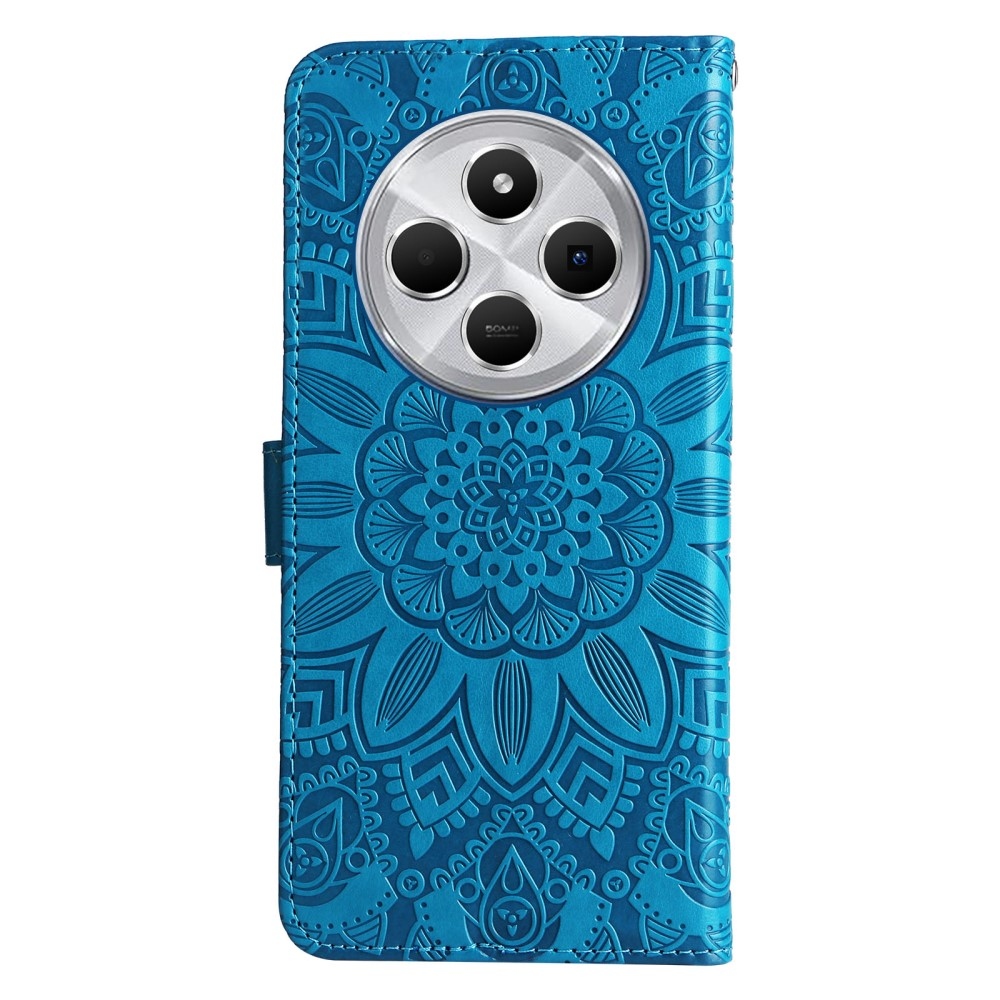 Sunflower knížkové pouzdro na Xiaomi Redmi 14C/Poco C75 - modré