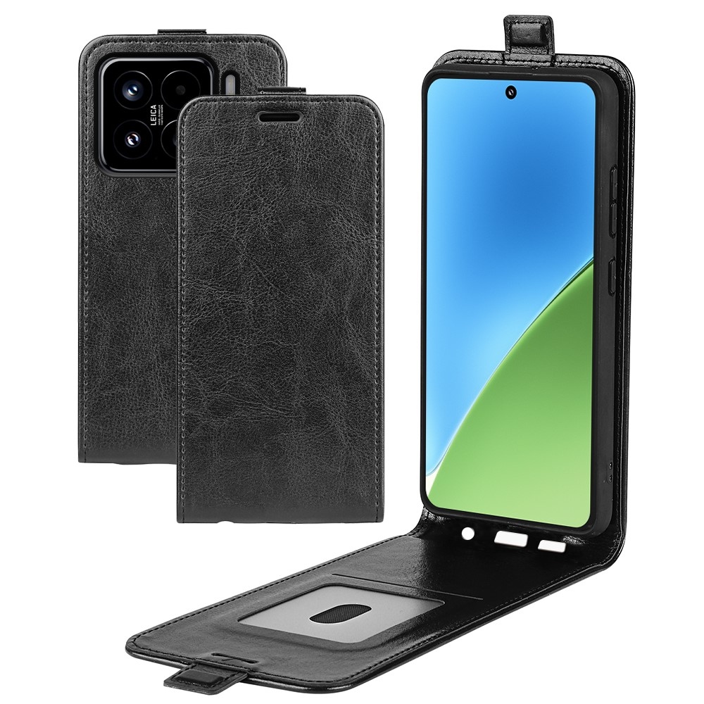 Vertical knížkové pouzdro na Xiaomi 15 - černé