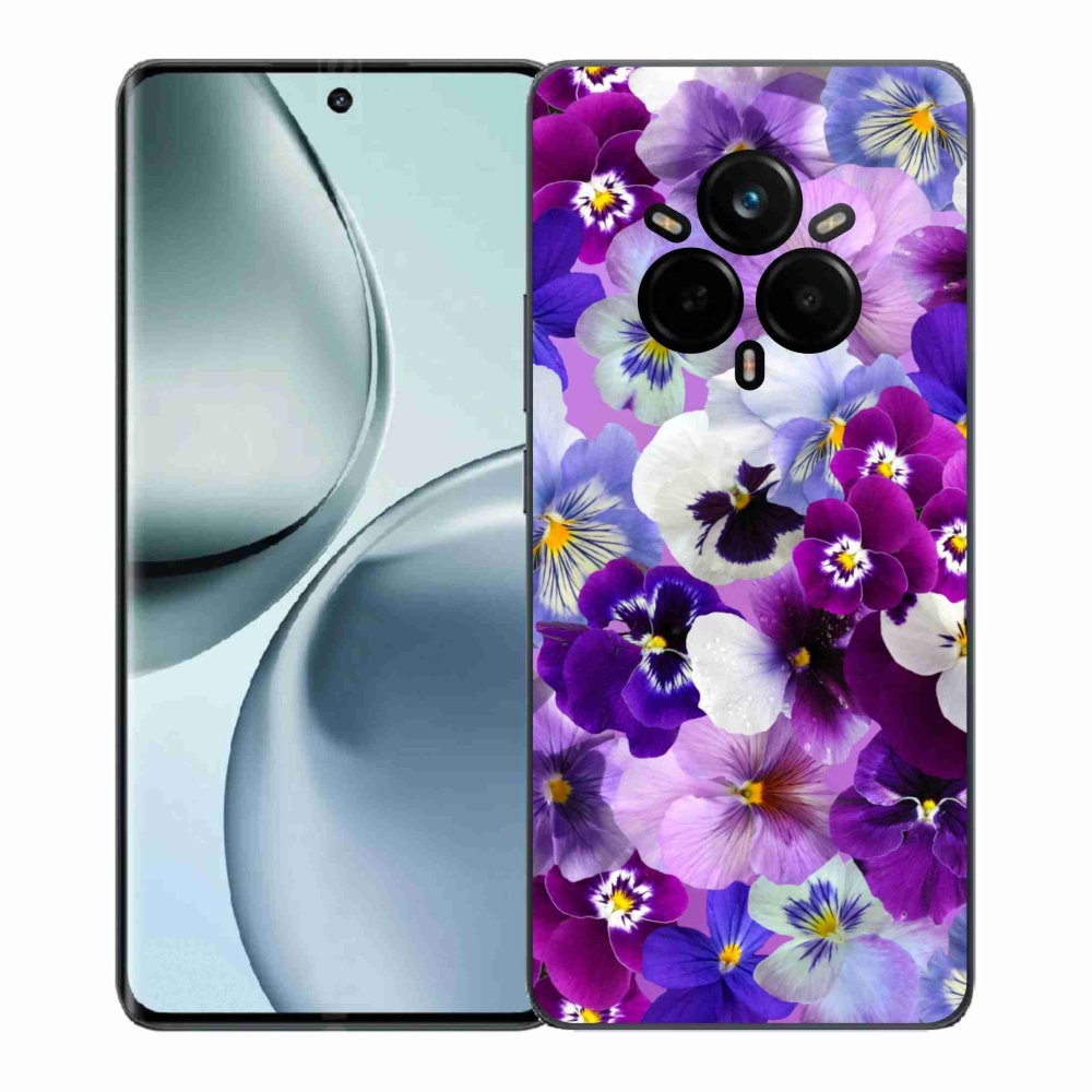 Gelový kryt mmCase na Realme 14 Pro+ 5G - květiny 9
