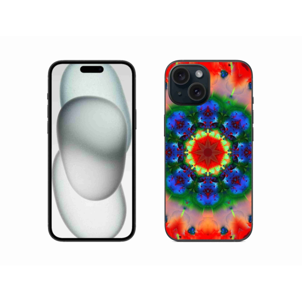 Gelový kryt mmCase na iPhone 15 - abstrakt 5