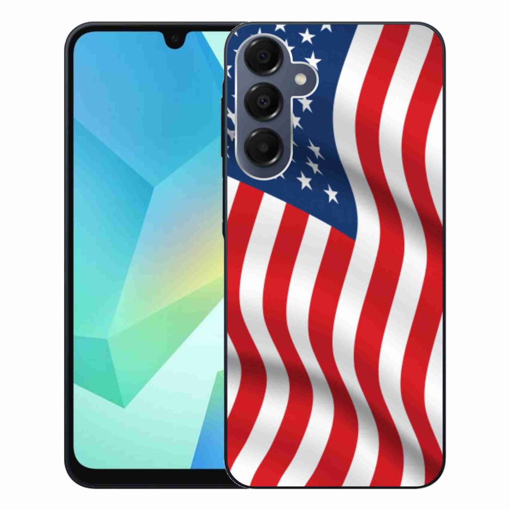 Gelový kryt mmCase na Samsung Galaxy A16 4G/5G - USA vlajka