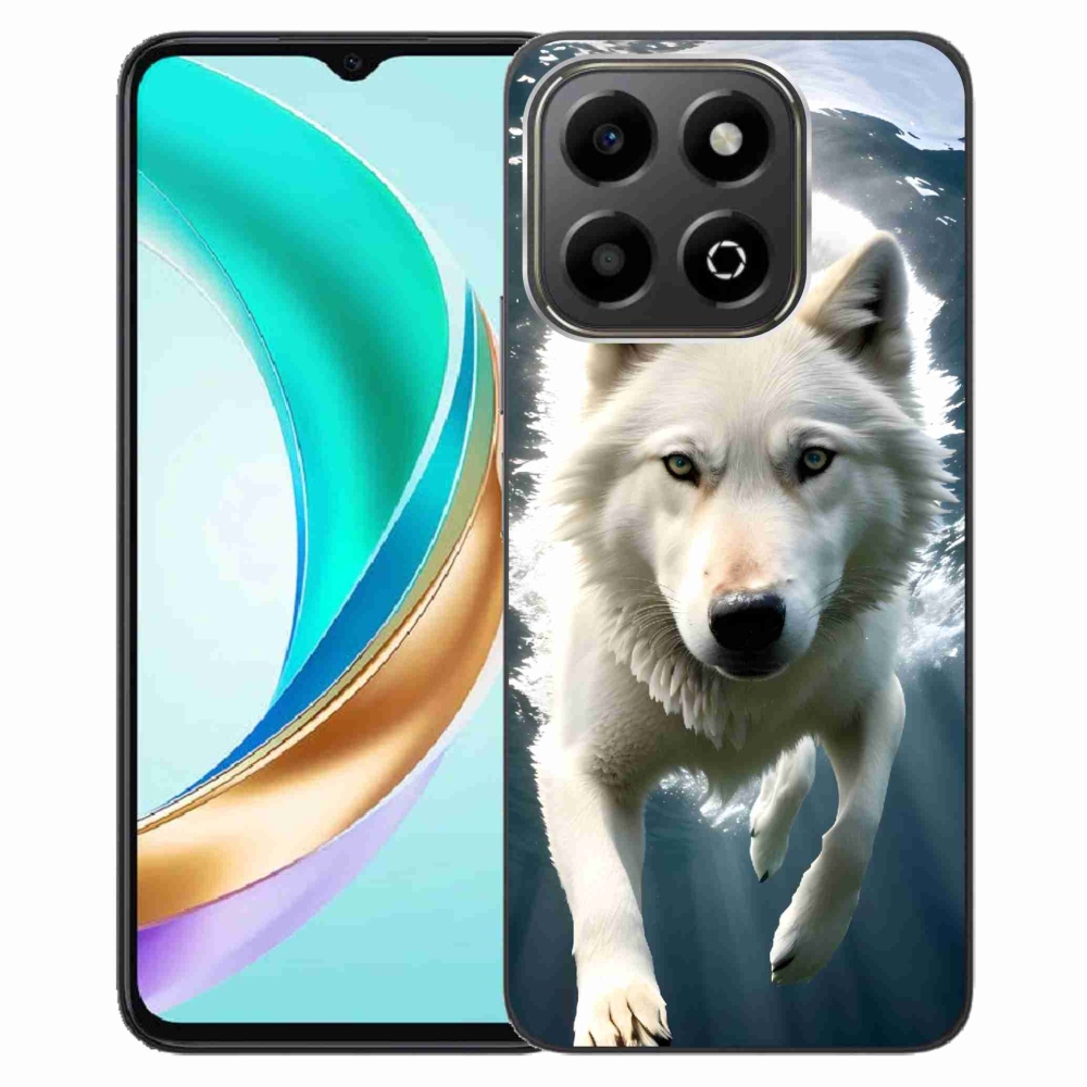 Gelový kryt mmCase na Honor X6b - bílý vlk