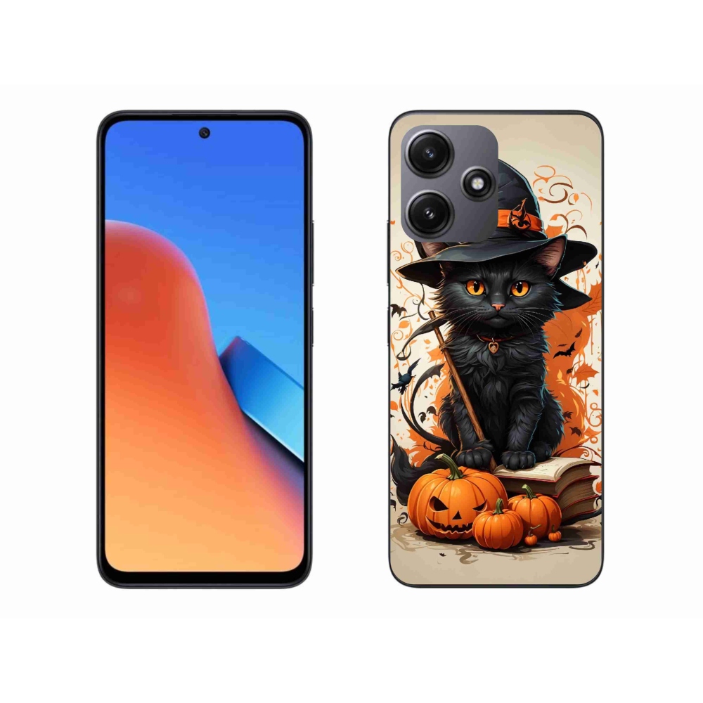 Gelový kryt mmCase na Xiaomi Redmi 12 5G - kocour čaroděj